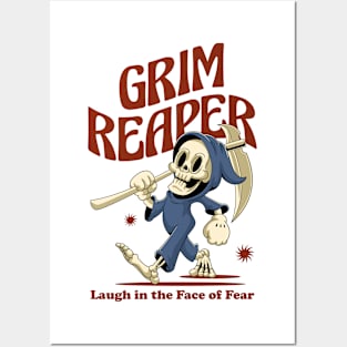 Cute Grim Reaper Posters and Art